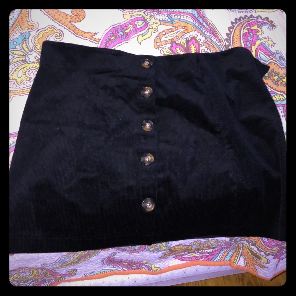Corduroy skirt